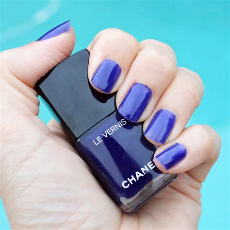 chanel lagoon nail polish|purple chanel nail polish.